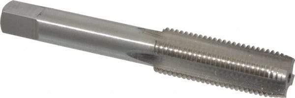 Interstate - M14x1.50 Metric Fine 4 Flute Bright Finish High Speed Steel Straight Flute Standard Hand Tap - Plug, Right Hand Thread, 3-19/32" OAL, 1-21/32" Thread Length, D6 Limit, Oversize - Exact Industrial Supply
