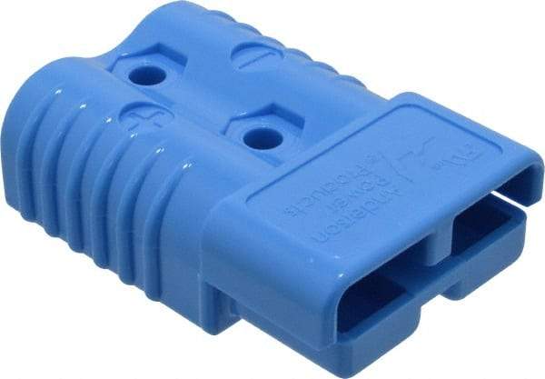 Made in USA - 1/0 AWG, 600 V, 175 A, Battery Connector - Blue - Benchmark Tooling