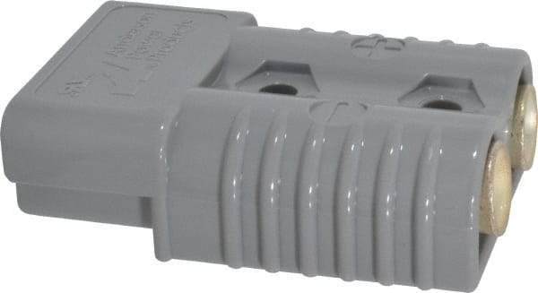 Made in USA - 1/0 AWG, 600 V, 175 A, Battery Connector - Gray - Benchmark Tooling