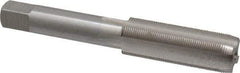 Interstate - M14x0.75 Metric Special 6H 4 Flute Bright Finish High Speed Steel Straight Flute Standard Hand Tap - Plug, Right Hand Thread, 3-19/32" OAL, 1-21/32" Thread Length, D4 Limit, Oversize - Exact Industrial Supply