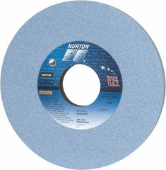 Norton - 12" Diam x 3" Hole x 1" Thick, K Hardness, 60 Grit Surface Grinding Wheel - Ceramic, Type 1, Medium Grade, 2,070 Max RPM, Vitrified Bond, No Recess - Benchmark Tooling