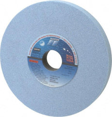 Norton - 7" Diam x 1-1/4" Hole x 3/4" Thick, J Hardness, 60 Grit Surface Grinding Wheel - Ceramic, Type 1, Medium Grade, 3,600 Max RPM, Vitrified Bond, No Recess - Benchmark Tooling