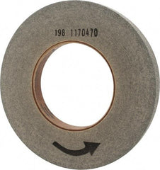 Norton - 10" Diam, 1" Face Width, 5" Center Hole, Fine Grade, Silicon Carbide Deburring Wheel - Convolute, Hard Density 9 Grade, 2,500 RPM - Benchmark Tooling