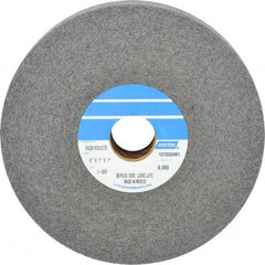Norton - 6" Diam, 1" Face Width, 1" Center Hole, Fine Grade, Silicon Carbide Deburring Wheel - Convolute, Hard Density 9 Grade, 4,500 RPM - Benchmark Tooling