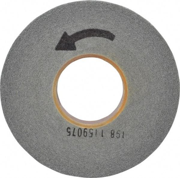 Norton - 8" Diam, 1" Face Width, 3" Center Hole, Fine Grade, Silicon Carbide Deburring Wheel - Convolute, Hard Density 7 Grade, 3,650 RPM - Benchmark Tooling
