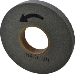 Norton - 8" Diam, 1" Face Width, 3" Center Hole, Medium Grade, Silicon Carbide Deburring Wheel - Convolute, Hard Density 8 Grade, 3,650 RPM - Benchmark Tooling