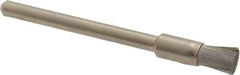 Anderson - 3/16" Brush Diam, Crimped, End Brush - 1/8" Diam Shank, 25,000 Max RPM - Benchmark Tooling