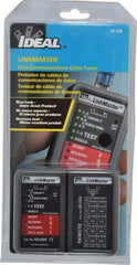 Ideal - STP & UTP Cable Tester - 10BaseT, T568A & T568B Connectors - Benchmark Tooling