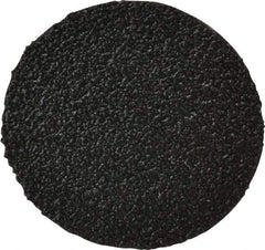 3M - 2" Disc Diam, 50 Grit, Zirconia Alumina Quick Change Disc - Type R Attaching System, Coated, Black, Coarse Grade, 25,000 RPM, 501C Series - Benchmark Tooling