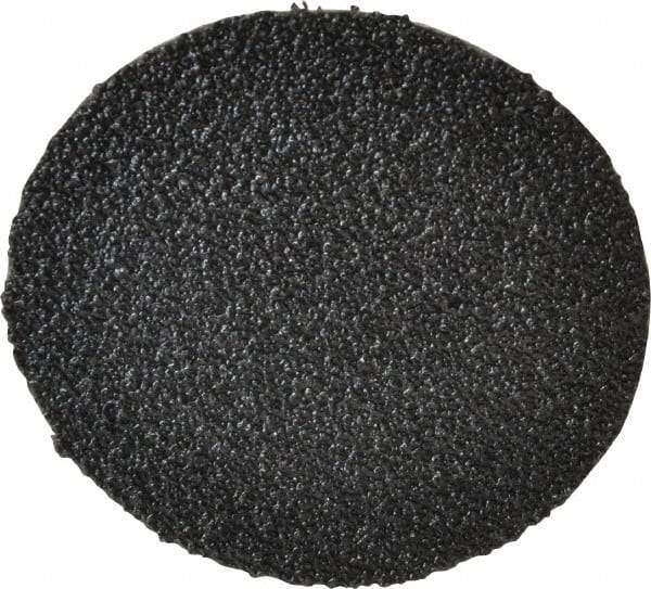 3M - 2" Disc Diam, 60 Grit, Zirconia Alumina Quick Change Disc - Type R Attaching System, Coated, Black, Medium Grade, 25,000 RPM, 501C Series - Benchmark Tooling