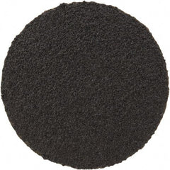3M - 2" Disc Diam, 60 Grit, Zirconia Alumina Quick Change Disc - Type S Attaching System, Coated, Black, Medium Grade, 25,000 RPM, 501C Series - Benchmark Tooling