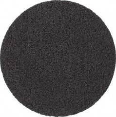 3M - 3" Disc Diam, 50 Grit, Zirconia Alumina Quick Change Disc - Type S Attaching System, Coated, Black, Coarse Grade, 20,000 RPM, 501C Series - Benchmark Tooling