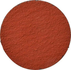 3M - 2" Disc Diam, 80 Grit, Ceramic Quick Change Disc - Type S Attaching System, Coated, Orange, Medium Grade, 25,000 RPM, 777F Series - Benchmark Tooling