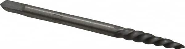 Interstate - Spiral Flute Screw Extractor - #1 Extractor for 3/32 to 5/32" Screw, 2" OAL - Benchmark Tooling