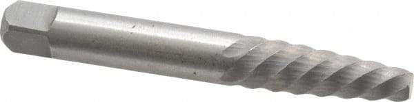 Interstate - Spiral Flute Screw Extractor - #5 Extractor for 3/8 to 5/8" Screw, 3-3/8" OAL - Benchmark Tooling