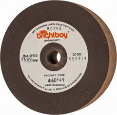 Cratex - 4" Diam x 1/2" Hole x 1" Thick, 46 Grit Surface Grinding Wheel - Coarse Grade - Benchmark Tooling