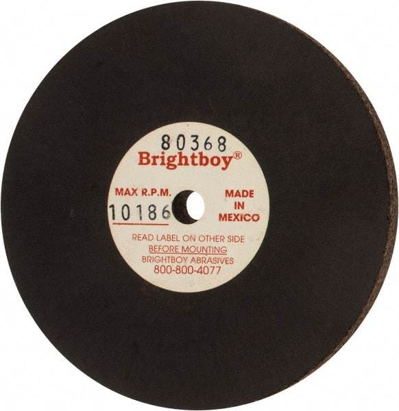 Cratex - 3" Diam x 1/4" Hole x 1/4" Thick, 46 Grit Surface Grinding Wheel - Coarse Grade - Benchmark Tooling