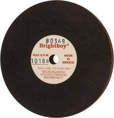 Cratex - 3" Diam x 1/4" Hole x 1/4" Thick, 46 Grit Surface Grinding Wheel - Coarse Grade - Benchmark Tooling