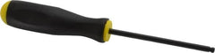 Bondhus - 3/16" Hex Ball End Driver - 3.8" Blade Length, Ergonomic Molded Cushion Grip Handle, 204mm OAL - Benchmark Tooling