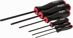 Bondhus - 6 Piece, 1.5 to 5mm Ball End Hex Driver Set - Comes in Vinyl Pouch - Benchmark Tooling