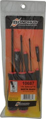 Bondhus - 7 Piece, 1.27 to 5mm Ball End Hex Driver Set - Comes in Vinyl Pouch - Benchmark Tooling