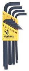 Bondhus - 12 Piece L-Key Hex Key Set - Benchmark Tooling