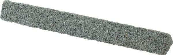 Value Collection - Three Square, Silicon Carbide, Toolroom Finishing Stick - 4" Long x 1/2" Wide, Coarse Grade - Benchmark Tooling