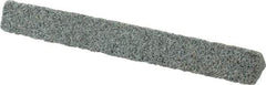 Value Collection - Three Square, Silicon Carbide, Toolroom Finishing Stick - 4" Long x 1/2" Wide, Coarse Grade - Benchmark Tooling