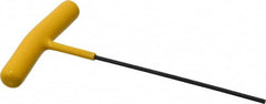 Bondhus - 3/32" Hex, T-Handle Cushion Grip, Hex Key - 4" OAL, Protanium High Torque Steel, Inch System of Measurement - Benchmark Tooling