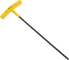 Bondhus - 5/32" Hex, T-Handle Cushion Grip, Ball End Hex Key - 8-1/2" OAL, Protanium High Torque Steel, Inch System of Measurement - Benchmark Tooling