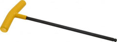 Bondhus - 5/16" Hex, T-Handle Cushion Grip, Ball End Hex Key - 10-1/2" OAL, Protanium High Torque Steel, Inch System of Measurement - Benchmark Tooling