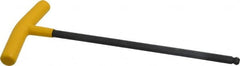 Bondhus - 3/8" Hex, T-Handle Cushion Grip, Ball End Hex Key - 10-51/64" OAL, Protanium High Torque Steel, Inch System of Measurement - Benchmark Tooling