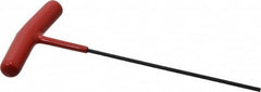 Bondhus - 2.5mm Hex, T-Handle Cushion Grip, Hex Key - 6-3/4" OAL, Protanium High Torque Steel, Metric System of Measurement - Benchmark Tooling