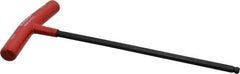 Bondhus - 8mm Hex, T-Handle Cushion Grip, Ball End Hex Key - 285mm OAL, Protanium High Torque Steel, Metric System of Measurement - Benchmark Tooling
