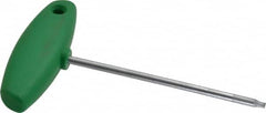 Wiha - T10 Standard Torx Key - Flag-Style, 3.94" Length Under Head, 100mm OAL - Benchmark Tooling