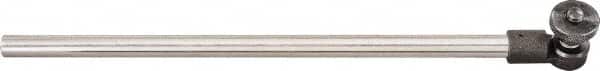 Starrett - 3/8 x 9-1/2 Inch, Drop Indicator Gage Holding Rod - For Use with 657 Series Holders - Benchmark Tooling