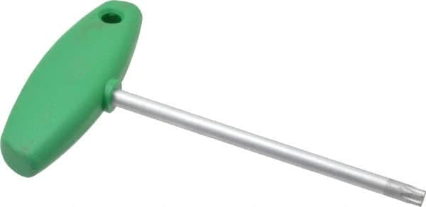 Wiha - T45 Standard Torx Key - Flag-Style, 5.91" Length Under Head, 150mm OAL - Benchmark Tooling