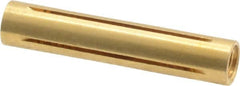 Made in USA - 3/16" Diam Through Hole Barrel Cylinder - 1" Barrel Length, Eccentric Slot - Benchmark Tooling