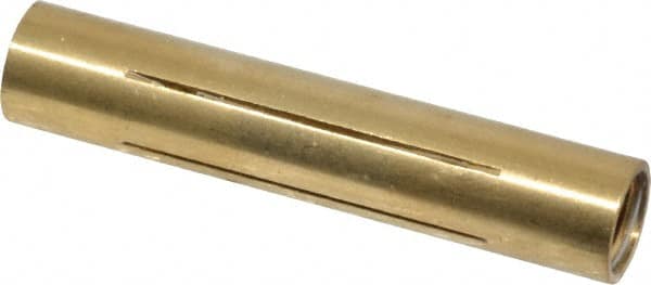 Made in USA - 5/16" Diam Through Hole Barrel Cylinder - 1.57" Barrel Length, Eccentric Slot - Benchmark Tooling