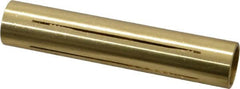 Made in USA - 15/32" Diam Through Hole Barrel Cylinder - 2-1/4" Barrel Length, Eccentric Slot - Benchmark Tooling