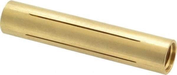 Made in USA - 5/8" Diam Through Hole Barrel Cylinder - 3" Barrel Length, Eccentric Slot - Benchmark Tooling