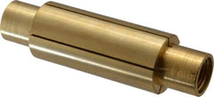 Made in USA - 7/8" Diam Through Hole Barrel Cylinder - 3" Barrel Length, Eccentric Slot - Benchmark Tooling