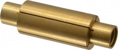 Made in USA - 15/16" Diam Through Hole Barrel Cylinder - 3" Barrel Length, Eccentric Slot - Benchmark Tooling