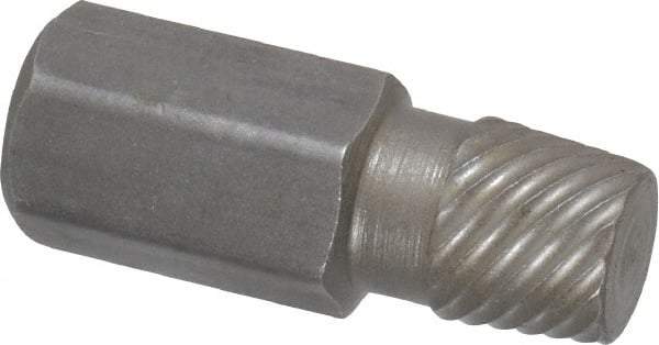 Irwin - Spiral Flute Screw Extractor - 13/32" Extractor for 3/4" Screw, 1/2" Hex - Benchmark Tooling