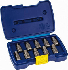 Irwin Hanson - 10 Piece Spiral Flute Screw Extractor Set - Screw Range 1/8 to 13/32" - Benchmark Tooling