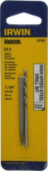 Irwin - 2 Piece Spiral Flute Screw Extractor & Drill Set - Screw Range 5/32 to 7/32" - Benchmark Tooling