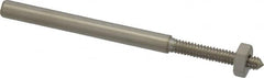 Value Collection - 1/8" Shank No. 4 Abrasive Point Mandrel - 1-3/4" Length, 1/16" Hole Compatibility, for Cones, Points & Rubberized Points - Benchmark Tooling