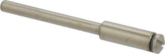 Value Collection - 1/8" Shank No. 3 Abrasive Point Mandrel - 1-3/4" Length, 1/16" Hole Compatibility, for Small Wheels - Benchmark Tooling