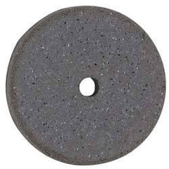 Cratex - 3" Diam x 1/4" Hole x 1/4" Thick, Surface Grinding Wheel - Silicon Carbide, Coarse Grade, 7,000 Max RPM, Rubber Bond, No Recess - Benchmark Tooling