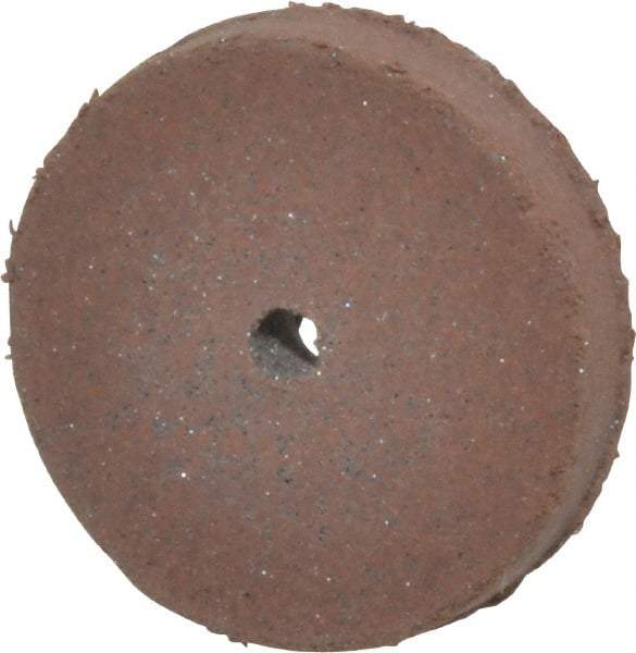 Cratex - 5/8" Diam x 1/16" Hole x 3/32" Thick, Surface Grinding Wheel - Silicon Carbide, Fine Grade, 25,000 Max RPM, Rubber Bond, No Recess - Benchmark Tooling